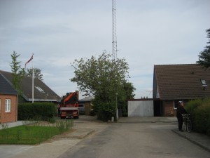 1 Den store kranbil ankommer