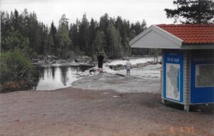 Pause ved elven Ljusnan