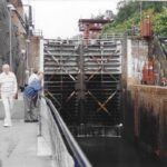 En af sluserne i Trollhättan